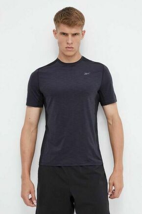Kratka majica za vadbo Reebok ACTIVCHILL Athlete črna barva - črna. Kratka majica za vadbo iz kolekcije Reebok. Model izdelan iz materiala