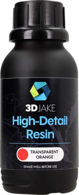 3DJAKE Resin 8K High-Detail tranparentno oranžna - 500 g