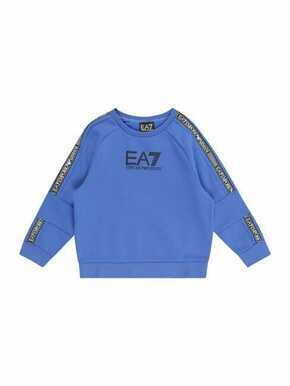 Otroški pulover EA7 Emporio Armani - modra. Otroški pulover iz kolekcije EA7 Emporio Armani