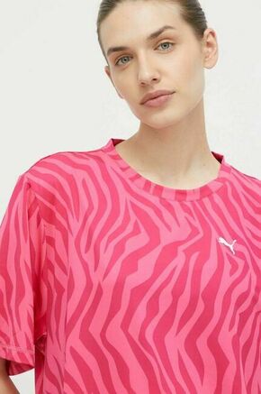 Kratka majica za vadbo Puma Train Favorite roza barva