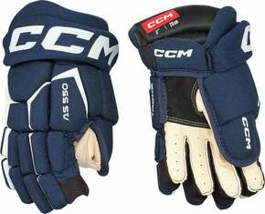 CCM Tacks AS 580 JR 11 Navy/White Hokejske rokavice