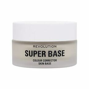 Makeup Revolution Superbase Green Colour Corrector Skin Base podlaga za ličila z učinkom proti rdečici in pigmentnim madežem 25 ml