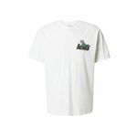 Bombažna kratka majica Levi's bela barva - bela. Ohlapna kratka majica iz kolekcije Levi's, izdelana iz tanke, rahlo elastične pletenine. Model iz zračne bombažne tkanine.