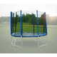 Goodjump Zaščitna mreža za trampolin 244 cm (250 cm) -PVC -naprej 6 cevi- modra