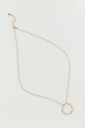 Ogrlica BOSS - zlata. Ogrlica iz kolekcije BOSS. Model z okrasnim obeskom izdelan iz kovine.
