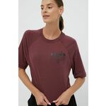 Bombažna kratka majica Diadora vijolična barva - vijolična. Kratka majica iz kolekcije Diadora. Model izdelan iz tanke, elastične pletenine.