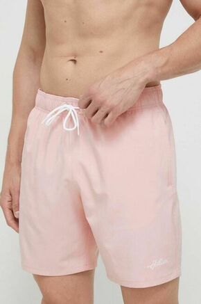 Kopalne kratke hlače Hollister Co. roza barva - roza. Kopalne kratke hlače iz kolekcije Hollister Co.