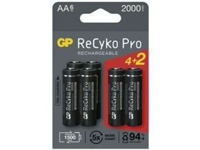 GP polnilna baterija GP ReCyko Pro Professional HR6 (AA)