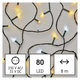 LED božična veriga utripajoča, 8 / 12 / 18 m, zunanja in notranja, topla/hladna bela, časovnik