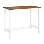 VIDAXL Barska miza iz trdnega lesa 108x60x91 cm