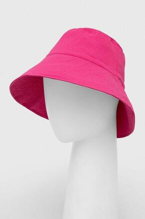 Otroški klobuk GAP roza barva - roza. Otroške klobuk iz kolekcije GAP. Model s širokim robom