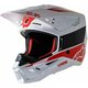 Alpinestars S-M5 Bond Helmet White/Red Glossy L Čelada