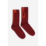 Nogavice A-COLD-WALL* Block Bracket rdeča barva - rdeča. Visoke nogavice iz kolekcije A-COLD-WALL*. Model izdelan iz elastičnega materiala.