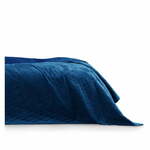 Modro posteljno pregrinjalo AmeliaHome Laila Royal, 220 x 240 cm