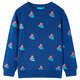 vidaXL Otroški pulover temno modra 116
