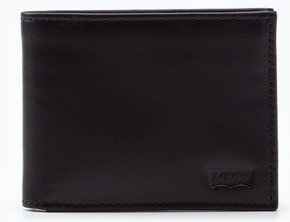 Levi's usnjena denarnica - črna. Srednje velika denarnica iz kolekcije Levi's. Model izdelan iz naravnega usnja.