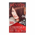 Revlon Colorsilk Beautiful Color odtenek 31 Dark Auburn darilni set barva za lase Colorsilk Beautiful Color 59,1 ml + razvijalec barve 59,1 ml + balzam 11,8 ml + rokavice