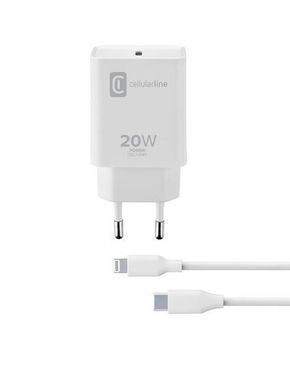CellularLine hišni polnilec USB-C s kablom za iPhone 8