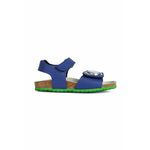 Otroški sandali Geox - modra. Otroški Sandali iz kolekcije Geox. Model izdelan iz ekološkega usnja. Lahek in udoben model, idealen za vsakodnevno nošenje.