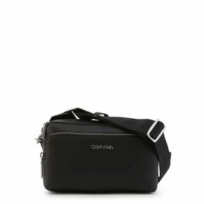 Calvin Klein črna usnjena crossbody torbica Must Camera