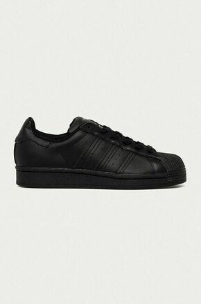 Adidas Originals otroški čevlji Superstar - črna. Otroški čevlji iz kolekcije adidas Originals. Model izdelan iz kombinacije naravnega in organskega usnja.