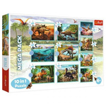 Trefl Puzzle dinozavri MEGA PAKET 10v1