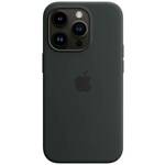 Silikonski ovitek Apple iPhone 14 Pro, MagSafe, Midnight black