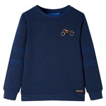 vidaXL Otroški pulover mornarsko modra melange 104