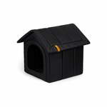 Črna pasja hiška 52x53 cm Home XL - Rexproduct