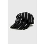 Karl Kani bombažna kapa - črna. Baseball kapa iz kolekcije Karl Kani. Model izdelan iz vzorec materiala.