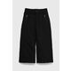 Otroške smučarske hlače Abercrombie &amp; Fitch črna barva - črna. Otroški Smučarske hlače iz kolekcije Abercrombie &amp; Fitch. Model izdelan iz materiala, ki ščiti pred mrazom in vetrom.