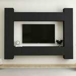 Komplet TV omaric 10-delni črna iverna plošča - vidaXL - črna - 116,7 - 60 x 30 x 30 cm - vidaXL
