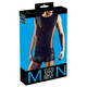 Svenjoyment - moška majica s čipkastimi vstavki (črna) - M