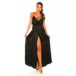 Amiatex Ženska obleka 81868, črna, UNIVERZáLNí