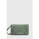 Torbica Calvin Klein zelena barva - zelena. Srednje velika torbica iz kolekcije Calvin Klein. Model na zapenjanje, izdelan iz tekstilnega materiala. Lahek in udoben model, idealen za vsakodnevno nošenje.