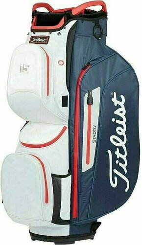 Titleist Cart 15 StaDry Navy/White/Red Golf torba Cart Bag