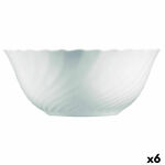 NEW Skleda za Solato Luminarc Trianon Bela Steklo (24 cm) (6 kosov)