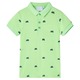 Greatstore Otroška polo majica neon zelena 104