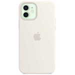 Apple iPhone 12/12 Pro Silicone Case ovitek, MagSafe, White
