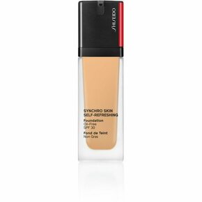 Shiseido Synchro Skin Self-Refreshing Foundation dolgoobstojen tekoči puder SPF 30 odtenek 350 Maple 30 ml