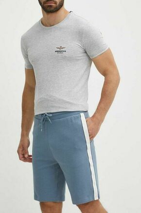 Kratke hlače lounge Tommy Hilfiger - modra. Kratke hlače iz kolekcije Tommy Hilfiger. Model izdelan iz tanke