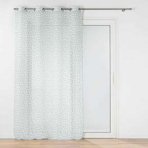 Belo-zelena prosojna zavesa iz tančice 140x240 cm Maddy – douceur d'intérieur