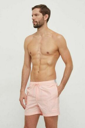 Kopalne kratke hlače Calvin Klein roza barva - roza. Kopalne kratke hlače iz kolekcije Calvin Klein