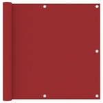 Balkonsko platno rdeče 90x400 cm oksford blago