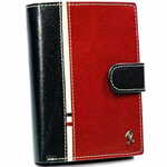 Rovicky Moška vertikalna dvobarvna denarnica, RFID pravo usnje