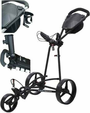 Big Max Autofold X2 SET Phantom Black Ročni voziček za golf