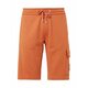 Bombažne kratke hlače Calvin Klein Jeans oranžna barva - oranžna. Kratke hlače iz kolekcije Calvin Klein Jeans. Model izdelan iz tanke, elastične pletenine. Model iz izjemno udobne bombažne tkanine.
