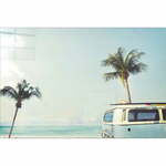 Steklena slika 100x70 cm Surf Van – Wallity