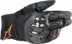 Alpinestars SMX-1 Drystar Gloves Black/Red Fluo L Motoristične rokavice