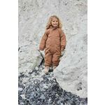 Otroški zimski kombinezon Konges Sløjd rjava barva - rjava. Otroške kombinezon iz kolekcije Konges Sløjd. Model z dolgimi rokavi, izdelan iz vodoodpornega materiala.